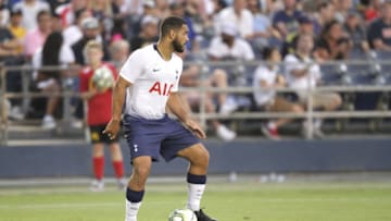 SAN DIEGO, CA - JULY 25: Tottenham defender Cameron Carter-Vickers (38) during the International Champions Cup match between AS Roma and Tottenham Hotspur FC on July 22, 2018 at SDCCU Stadium in San Diego, CA. (Photo by Alan Smith/Icon Sportswire via Getty Images)