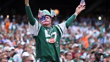 Sep 11, 2016; East Rutherford, NJ, USA; Fans cheer before a game between the New York Jets and the Cincinnati Bengals at MetLife Stadium. Mandatory Credit: Brad Penner-USA TODAY Sports