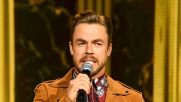 UNSPECIFIED - DECEMBER 6: In this image released on December 6, Derek Hough performs at the 2020 MTV Movie & TV Awards: Greatest Of All Time broadcast on December 6, 2020. (Photo by Kevin Mazur/2020 MTV Movie & TV Awards/Getty Images for MTV Communications) (Photo by Kevin Mazur/2020 MTV Movie & TV Awards/Getty Images)