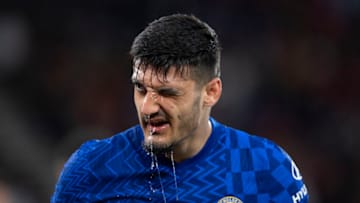BOURNEMOUTH, ENGLAND - JULY 27: Armando Broja of Chelsea during the Pre-Season Friendly between Bournemouth and Chelsea at Vitality Stadium on July 27, 2021 in Bournemouth, England. (Photo by Visionhaus/Getty Images)