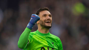 LONDON, ENGLAND - OCTOBER 03: Hugo Lloris of Tottenham Hotspur during the Premier League match between Tottenham Hotspur and Aston Villa at Tottenham Hotspur Stadium on October 03, 2021 in London, England. (Photo by Visionhaus/Getty Images)