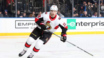 NEW YORK, NY - NOVEMBER 19: Derick Brassard
