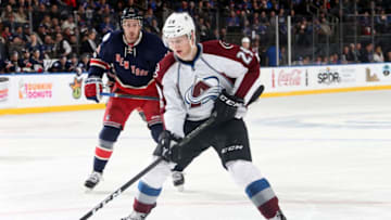 NEW YORK, NY - FEBRUARY 11: Nathan MacKinnon