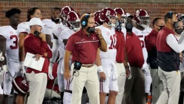Nick Saban, Alabama Crimson Tide. (Mandatory Credit: Denny Medley-USA TODAY Sports