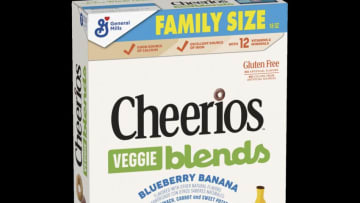 Cheerios Blueberry Banana Blend, photo provided by Cheerios