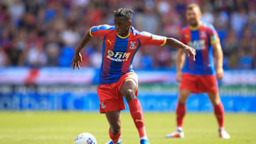 READING, ENGLAND - JULY 28: Aaron Wan-Bissaka of Crystal Palace during the Pre-Season Friendly between Reading and Crystal Palace at Madejski Stadium on July 28, 2018 in Reading, England. (Photo by Marc Atkins/Getty Images)