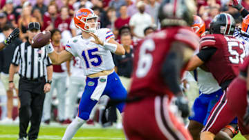 South Carolina football lost to Graham Mertz and the Florida Gators on Saturday. Mandatory Credit: Jeff Blake-USA TODAY Sports