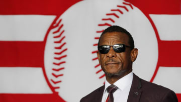 COOPERSTOWN, NEW YORK - SEPTEMBER 08: Hall of Famer Rickey Henderson attends the Baseball Hall of Fame induction ceremony at Clark Sports Center on September 08, 2021 in Cooperstown, New York. (Photo by Jim McIsaac/Getty Images)
