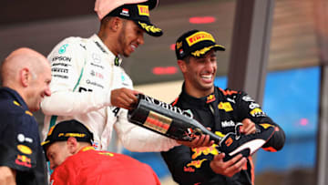 MONTE-CARLO, MONACO - MAY 27: Race winner Daniel Ricciardo of Australia and Red Bull Racing (Photo by Dan Istitene/Getty Images)