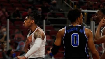Duke basketball forward Wendell MooreLouisville Duke 28