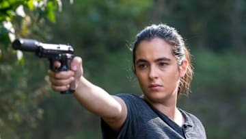 Tara (Alanna Masterson) in episode 811 of The Walking Dead (2010). Photo: Gene Page/AMC