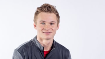BUFFALO, NY - MAY 30: Kaedan Korczak poses for a portrait at the 2019 NHL Scouting Combine on May 30, 2019 at the HarborCenter in Buffalo, New York. (Photo by Chase Agnello-Dean/NHLI via Getty Images)
