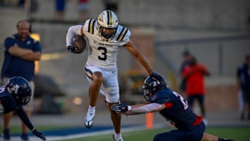 DeAndre Moore Mandatory Credit: Jerome Miron-USA TODAY Sports