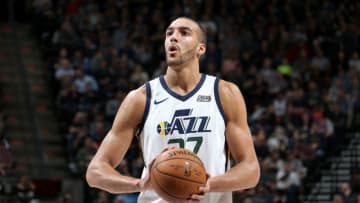 SALT LAKE CITY, UT - JANUARY 19: Rudy Gobert