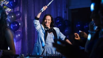 Legends of Tomorrow -- ÒSlay AnythingÓ -- Image Number: LGN503a_0395bc.jpg -- Pictured: Courtney Ford as Nora Darhk -- Photo: Jeff Weddell/The CW -- © 2020 The CW Network, LLC. All Rights Reserved.