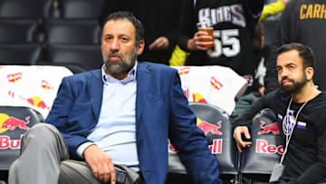 LOS ANGELES, CA - DECEMBER 26: Sacramento Kings general manager Vlade Divac looks on before a NBA game between the Sacramento Kings and the Los Angeles Clippers on December 26, 2018 at STAPLES Center in Los Angeles, CA. (Photo by Brian Rothmuller/Icon Sportswire via Getty Images)