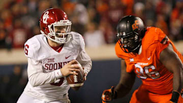 STILLWATER, OK - NOVEMBER 28 : Quarterback Baker Mayfield