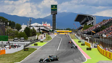 MONTMELO, SPAIN - MAY 14: Lewis Hamilton of Great Britain driving the (44) Mercedes AMG Petronas F1 Team Mercedes F1 WO8 on track during the Spanish Formula One Grand Prix at Circuit de Catalunya on May 14, 2017 in Montmelo, Spain. (Photo by David Ramos/Getty Images)