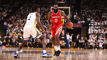 OAKLAND, CA - OCTOBER 17: James Harden