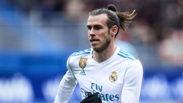 EIBAR, SPAIN - MARCH 10: Gareth Bale of Real Madrid reacts during the La Liga match between SD Eibar and Real Madrid at Ipurua Municipal Stadium on March 10, 2018 in Eibar, Spain . (Photo by Juan Manuel Serrano Arce/Getty Images)