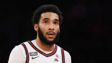 St. John's basketball forward Julian Champagnie (Photo by Tim Nwachukwu/Getty Images)