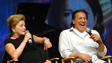 LAS VEGAS, NV - AUGUST 11: Actress Kate Mulgrew and actor Robert Beltran participate in the 11th Annual Official Star Trek Convention - day 3 held at the Rio Hotel & Casino on August 11, 2012 in Las Vegas, Nevada. (Photo by Albert L. Ortega/Getty Images)