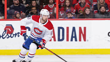 OTTAWA, ON - JANUARY 11: Tomas Tatar #90 of the Montreal Canadiens skates with the puck against the Ottawa Senators at Canadian Tire Centre on January 11, 2020 in Ottawa, Ontario, Canada. (Photo by Jana Chytilova/Freestyle Photography/Getty Images)