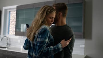 CHICAGO P.D. -- "Descent" Episode 609 -- Pictured: (l-r) Tracy Spiridakos as Det. Hailey, Upton, Patrick John Flueger as Det. Adam Ruzek -- (Photo by: Sandy Morris/NBC)