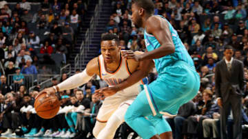 CHARLOTTE, NC - JANUARY 13: Russell Westbrook