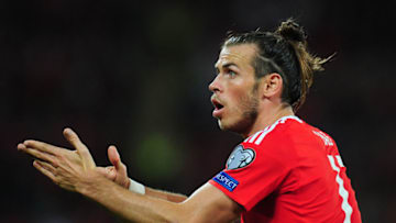 CARDIFF, WALES - SEPTEMBER 02: Wales Gareth Bale during the FIFA 2018 World Cup Qualifier between Wales and Austria at Cardiff City Stadium on September 2, 2017 in Cardiff, Wales. (Photo by Kevin Barnes - CameraSport via Getty Images)