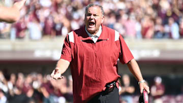 Best of Arkansas Sports' Eric Bolin ripped the false reports that Arkansas head coach Sam Pittman was "very upset" Colorado football went to the Big 12 Mandatory Credit: Matt Bush-USA TODAY Sports