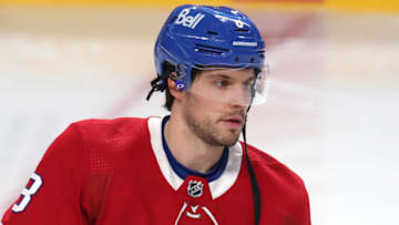 Jan 27, 2022; Montreal, Quebec, CAN; Montreal Canadiens defenseman Ben Chiarot. Mandatory Credit: Jean-Yves Ahern-USA TODAY Sports