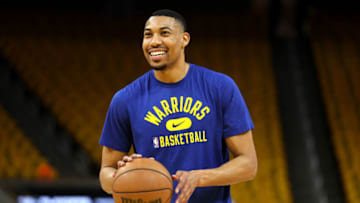 SAN FRANCISCO, CALIFORNIA - MAY 20: Otto Porter Jr. #32 of the Golden State Warriors warms up prior to Game Two of the 2022 NBA Playoffs Western Conference Finals against the Dallas Mavericks at Chase Center on May 20, 2022 in San Francisco, California. NOTE TO USER: User expressly acknowledges and agrees that, by downloading and/or using this photograph, User is consenting to the terms and conditions of the Getty Images License Agreement. (Photo by Harry How/Getty Images)