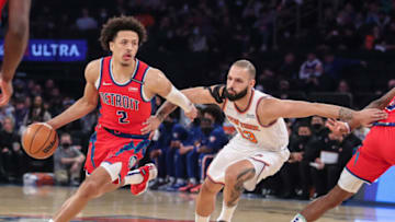 Detroit Pistons guard Cade Cunningham Credit: Wendell Cruz-USA TODAY Sports