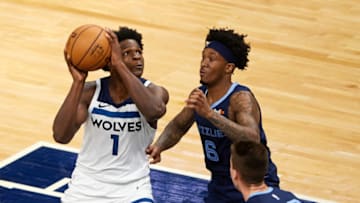 Anthony Edwards of the Minnesota Timberwolves. (Photo by Hannah Foslien/Getty Images)