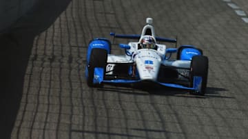 FORT WORTH, TX - JUNE 05: Sage Karam, driver of the #8 Lexar Chevrolet, drives during NTT DATA qualifying for the Verizon IndyCar Series Firestone 600 at Texas Motor Speedway on June 5, 2015 in Fort Worth, Texas. (Photo by Rainier Ehrhardt/Getty Images for Texas Motor Speedway)