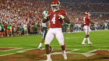 NORMAN, OK - SEPTEMBER 16: Running back Trey Sermon