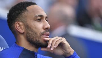 Chelsea striker Pierre-Emerick Aubameyang (Photo by MB Media/Getty Images)