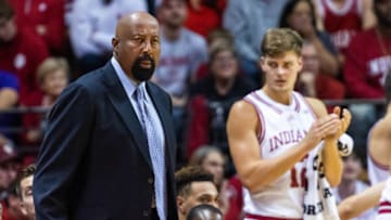 Indiana Hoosiers head coach Mike Woodson. Mandatory Credit: Trevor Ruszkowski-USA TODAY Sports