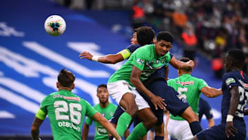 Saint-Etienne's Wesley Fofana (C)(Photo by FRANCK FIFE/AFP via Getty Images)