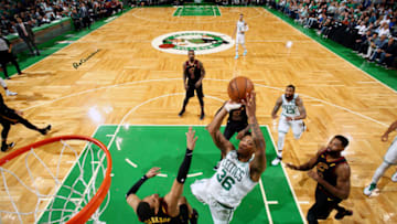 Boston Celtics guard Marcus Smart attacks the paint in the Eastern Conference Finals. (Photo by Nathaniel S. Butler/NBAE via Getty Images)