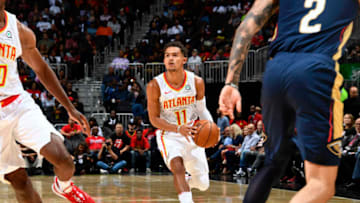 Trae Young Atlanta Hawks (Photo by Scott Cunningham/NBAE via Getty Images)
