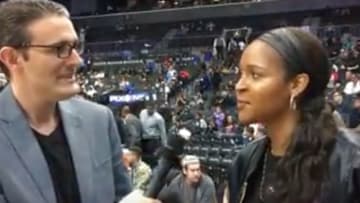 Howard Megdal and Maya Moore.