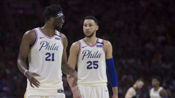 Joel Embiid & Ben Simmons | Philadelphia 76ers (Photo by Mitchell Leff/Getty Images) *** Local Caption *** Joel Embiid;Ben Simmons