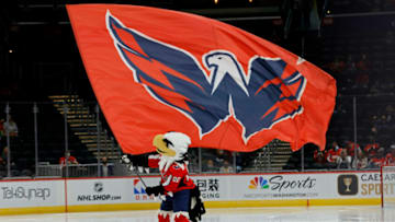 Slapshot, Washington Capitals Mandatory Credit: Geoff Burke-USA TODAY Sports