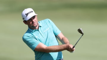 Former St. John's golf standout Keegan Bradley watches one of his shots. (Photo by Gregory Shamus/Getty Images)