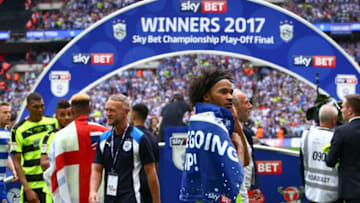 LONDON, ENGLAND - MAY 29: Isaiah Brown of Huddersfield Town during the Sky Bet Championship Play Off Final match between Reading and Huddersfield Town at Wembley Stadium on May 29, 2017 in London, England. (Photo by Robbie Jay Barratt - AMA/Getty Images)
