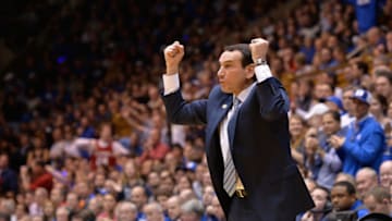 Duke basketball head coach Mike Krzyzewski (Photo by Grant Halverson/Getty Images)