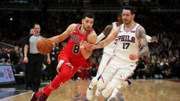CHICAGO, IL - FEBRUARY 22: Zach LaVine