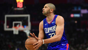 Nicolas Batum Mandatory Credit: Gary A. Vasquez-USA TODAY Sports